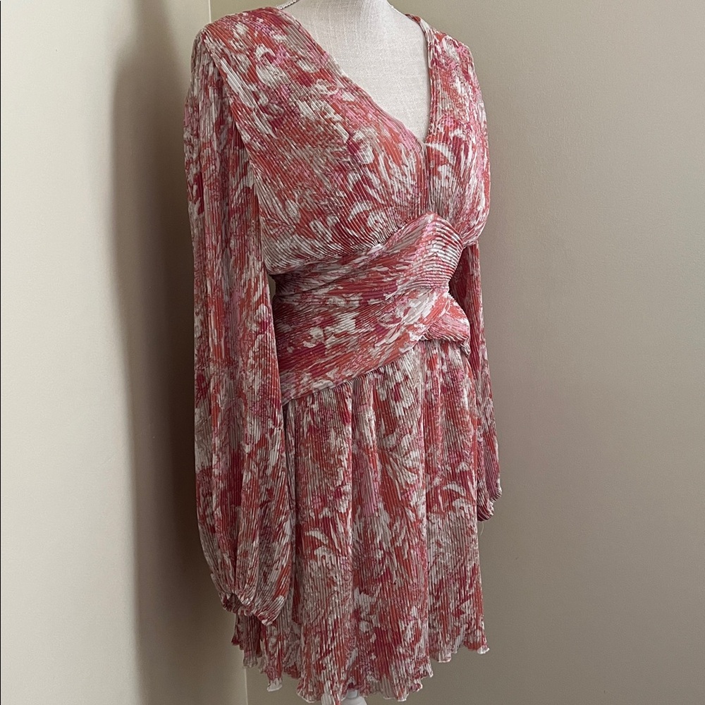 Astr The Label Pink Long Sleeve Mini Dress - Picture 6 of 17